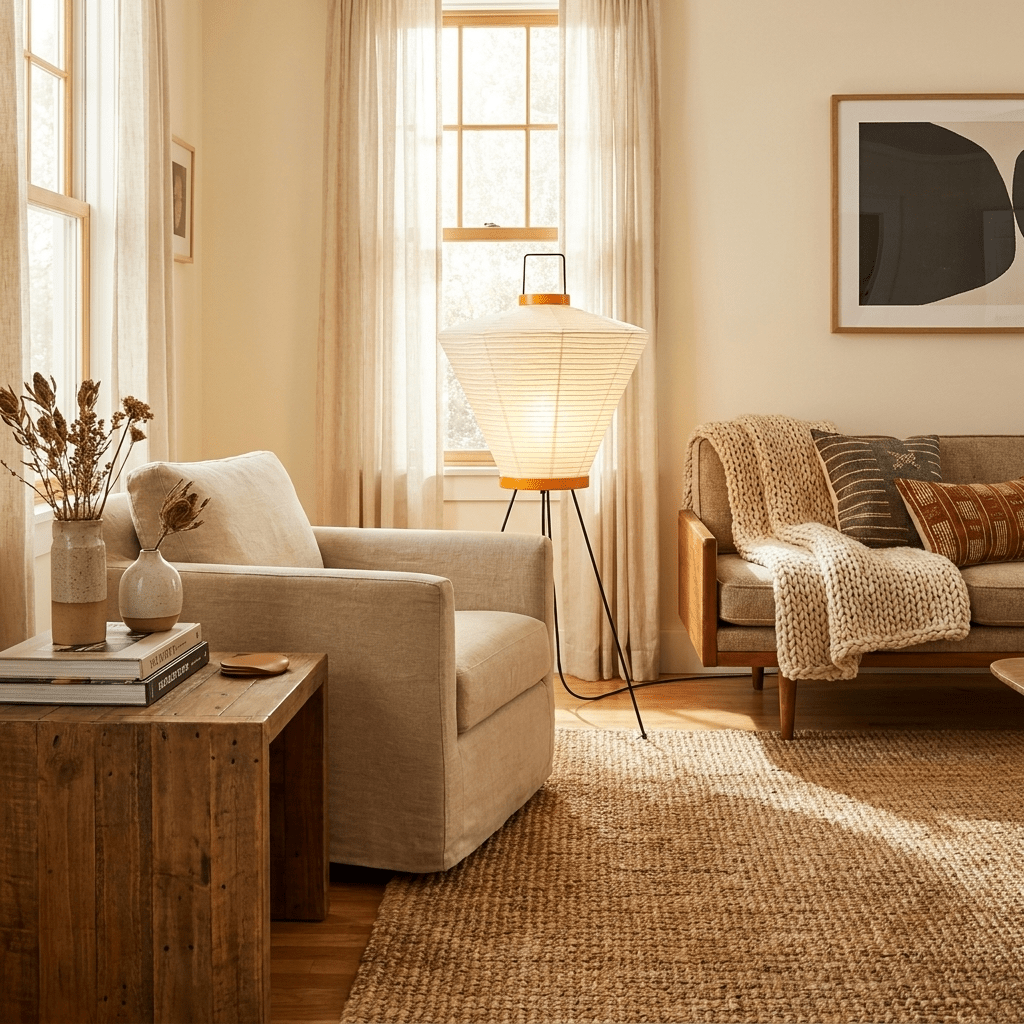 Paper Lantern Floor Lamp - Vakkerlight