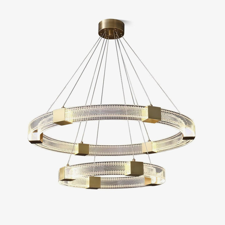 Parallel Ring LED Chandelier - Vakkerlight