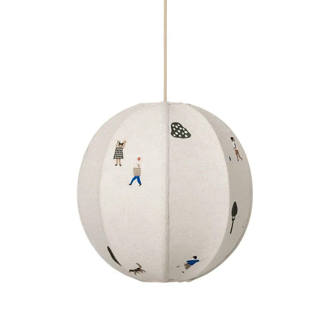 Park Embroidered Textile Pendant Lamp - Vakkerlight