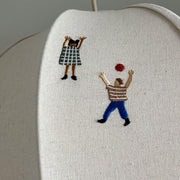 Park Embroidered Textile Pendant Lamp - Vakkerlight