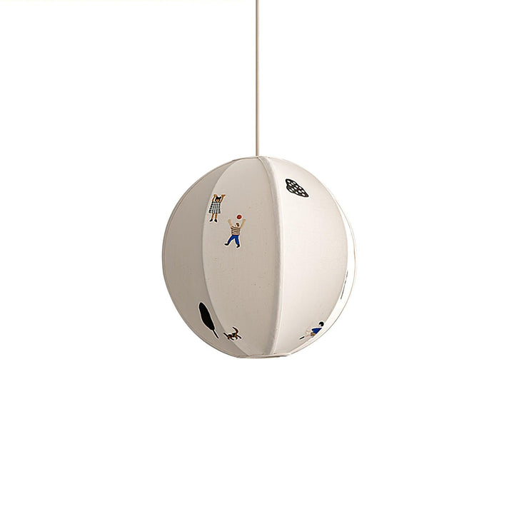 Park Embroidered Textile Pendant Lamp - Vakkerlight