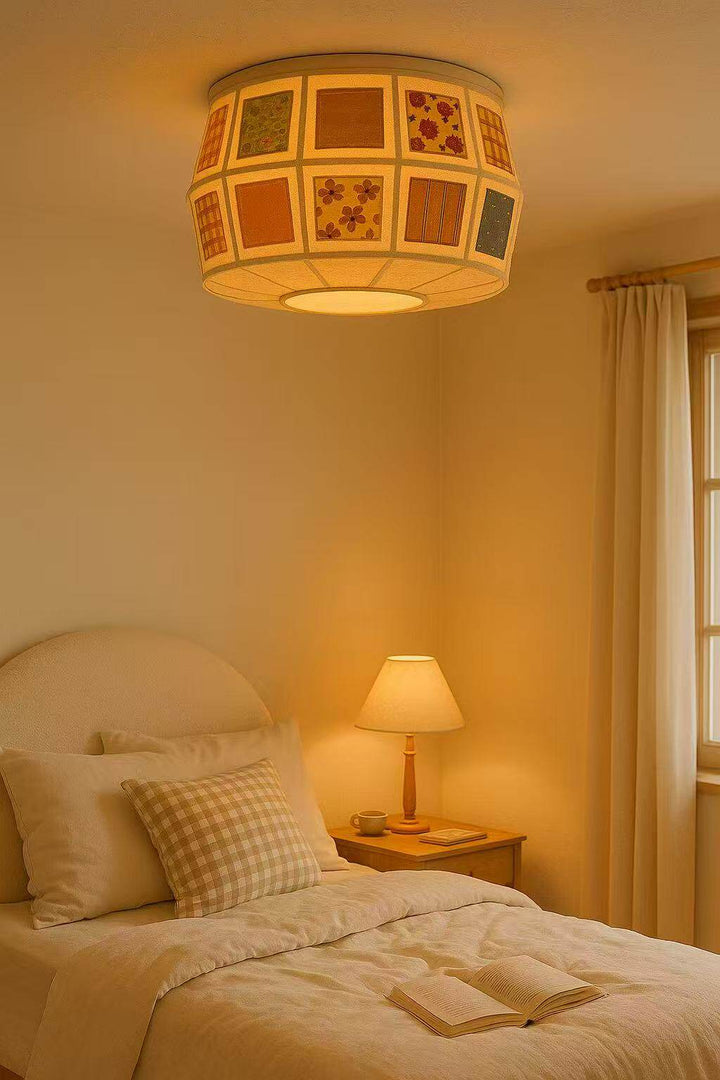 Patchwork Quilt Ceiling Light - Vakkerlight