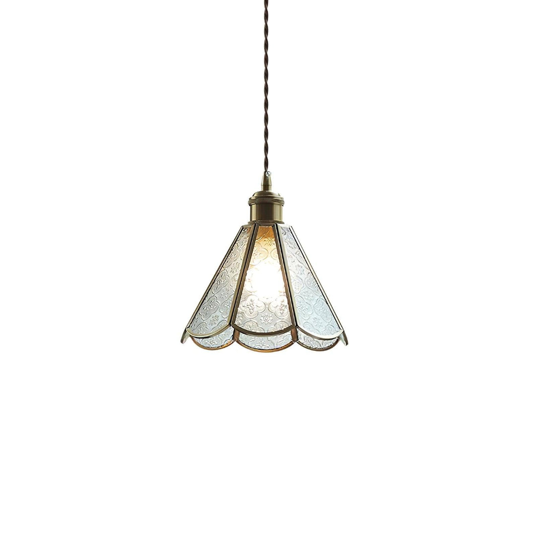 Patterned Glass Pendant Lamp - Vakkerlight