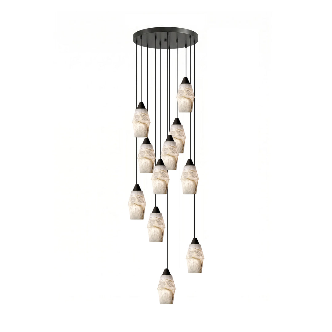 Pavilion Alabaster Cluster Chandelier - Vakkerlight