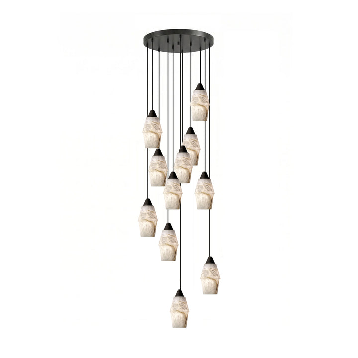 Pavilion Alabaster Cluster Chandelier - Vakkerlight