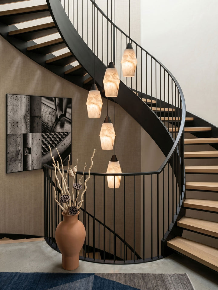 Pavilion Alabaster Cluster Chandelier - Vakkerlight