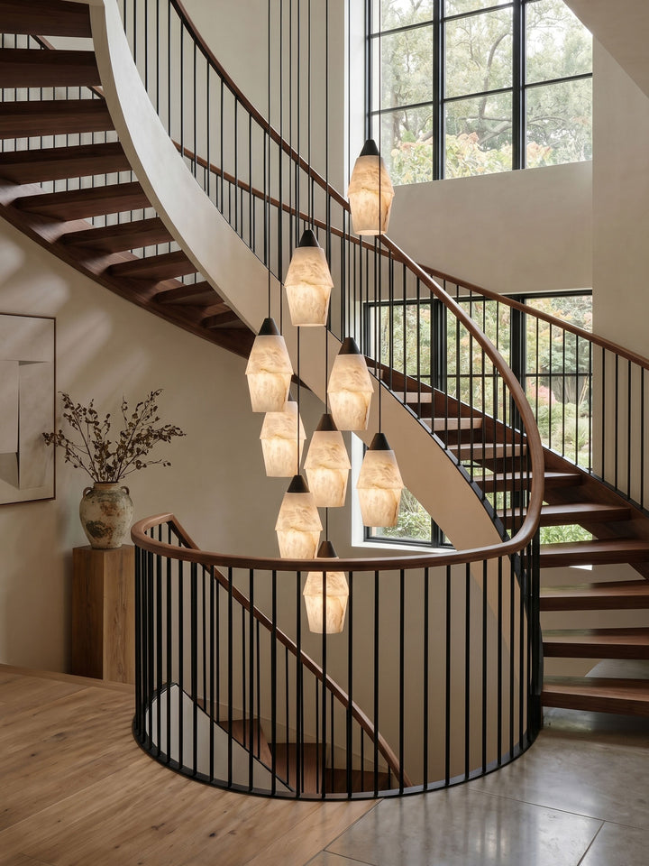 Pavilion Alabaster Cluster Chandelier - Vakkerlight