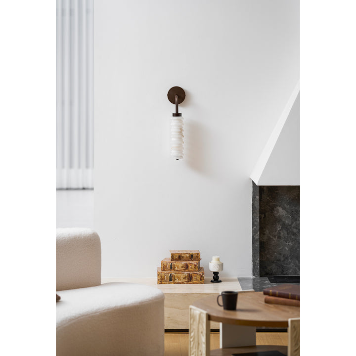 Helix Alabaster Wall Lamp - Vakkerlight