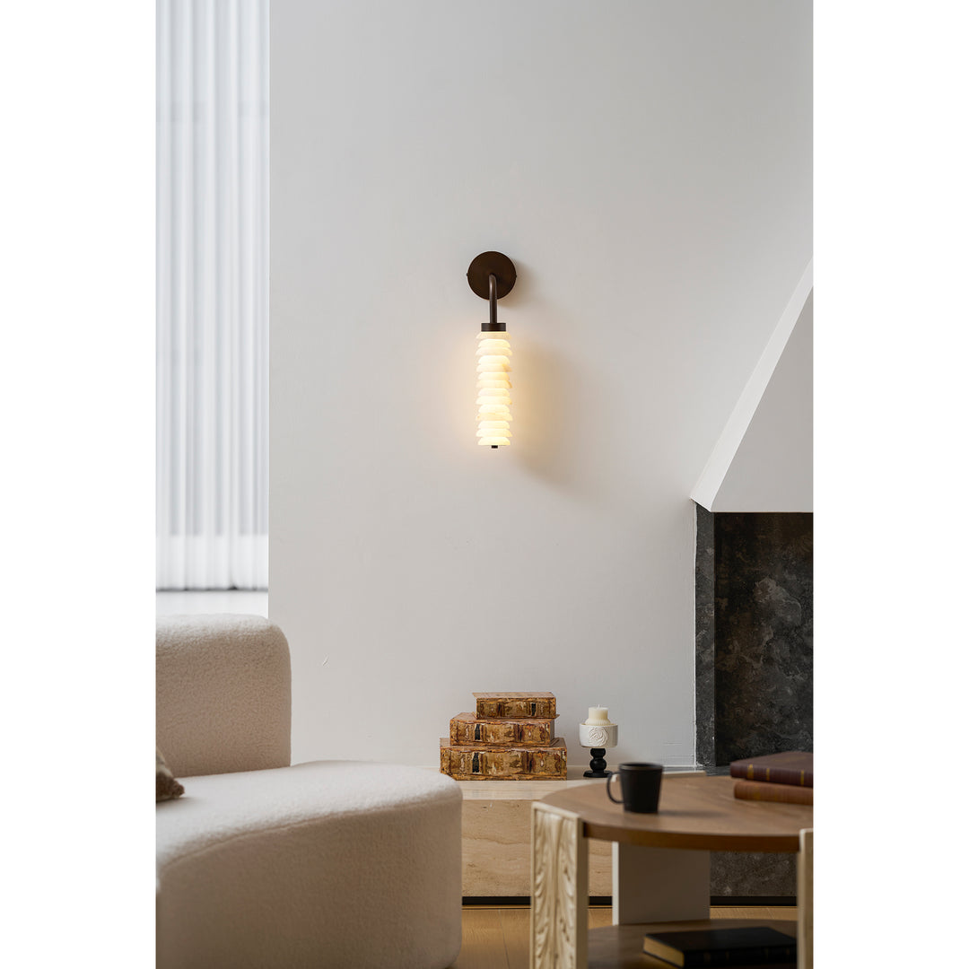 Helix Alabaster Wall Lamp - Vakkerlight