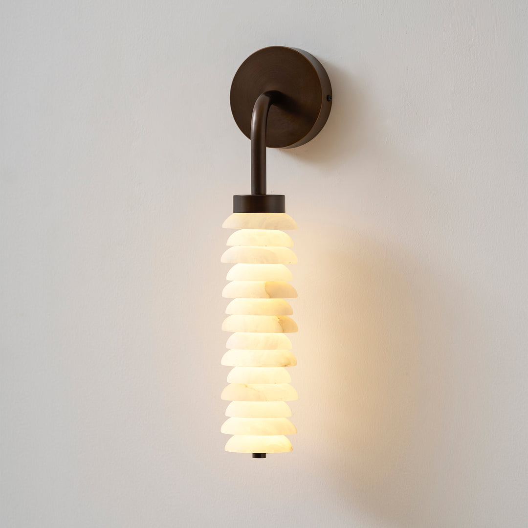 Helix Alabaster Wall Lamp - Vakkerlight