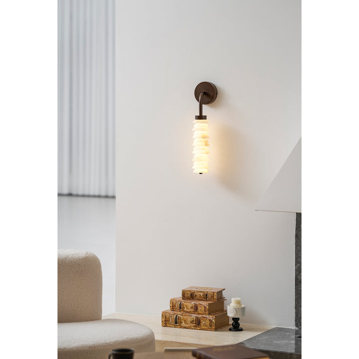 Helix Alabaster Wall Lamp - Vakkerlight