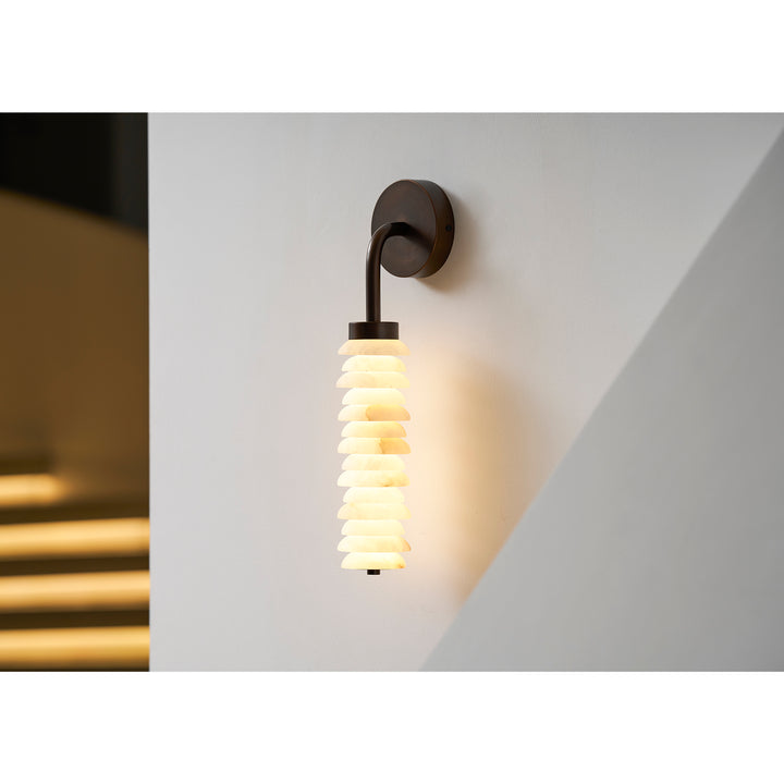 Helix Alabaster Wall Lamp - Vakkerlight