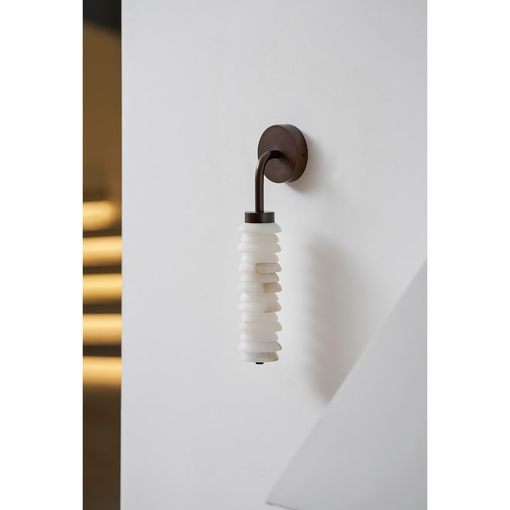 Helix Alabaster Wall Lamp - Vakkerlight