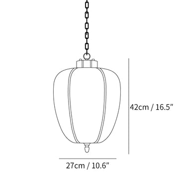 Suspension extérieure Peaches — Dimension drawings 1