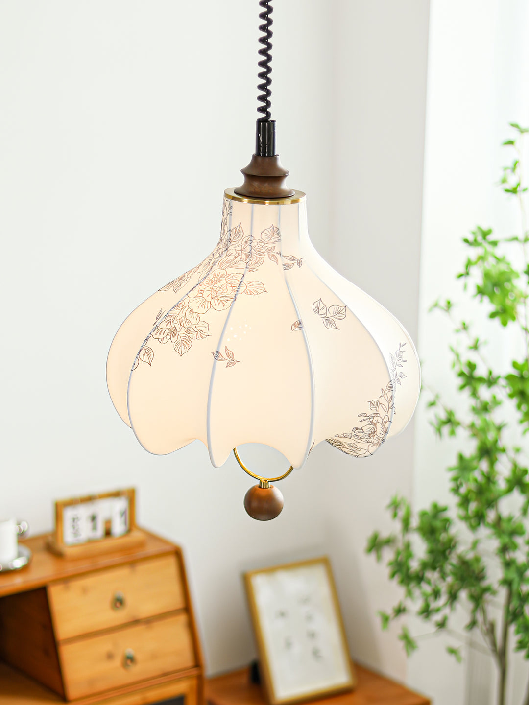 Pear Fabric Pendant Lamp - Vakkerlight