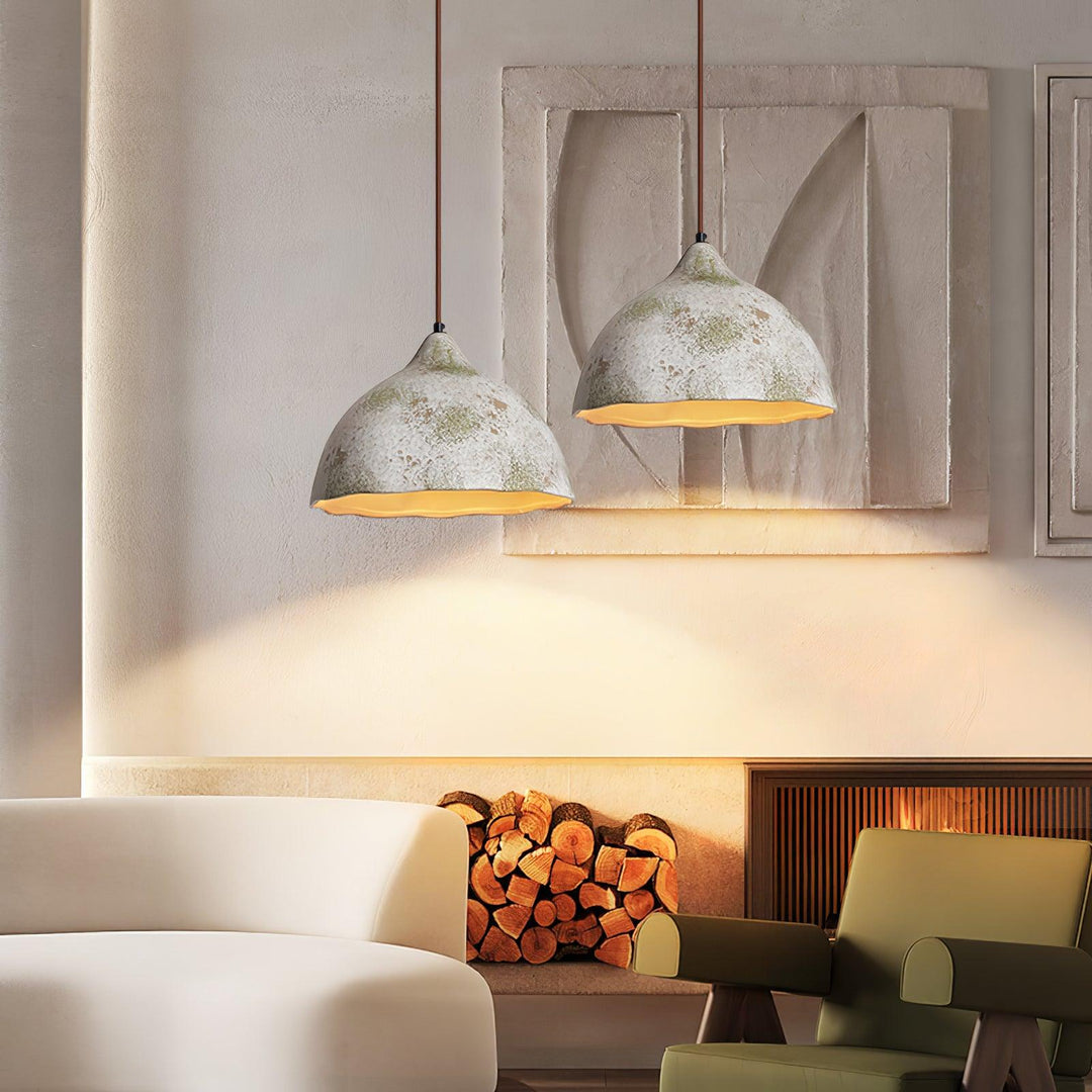 Pear Shape Ceramic Pendant Light - Vakkerlight