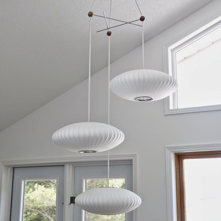 Triple Pear Bubble Pendant Lamp - Vakkerlight