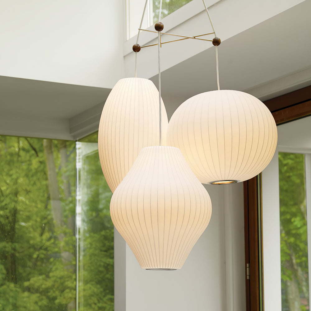 Triple Pear Bubble Pendant Lamp - Vakkerlight