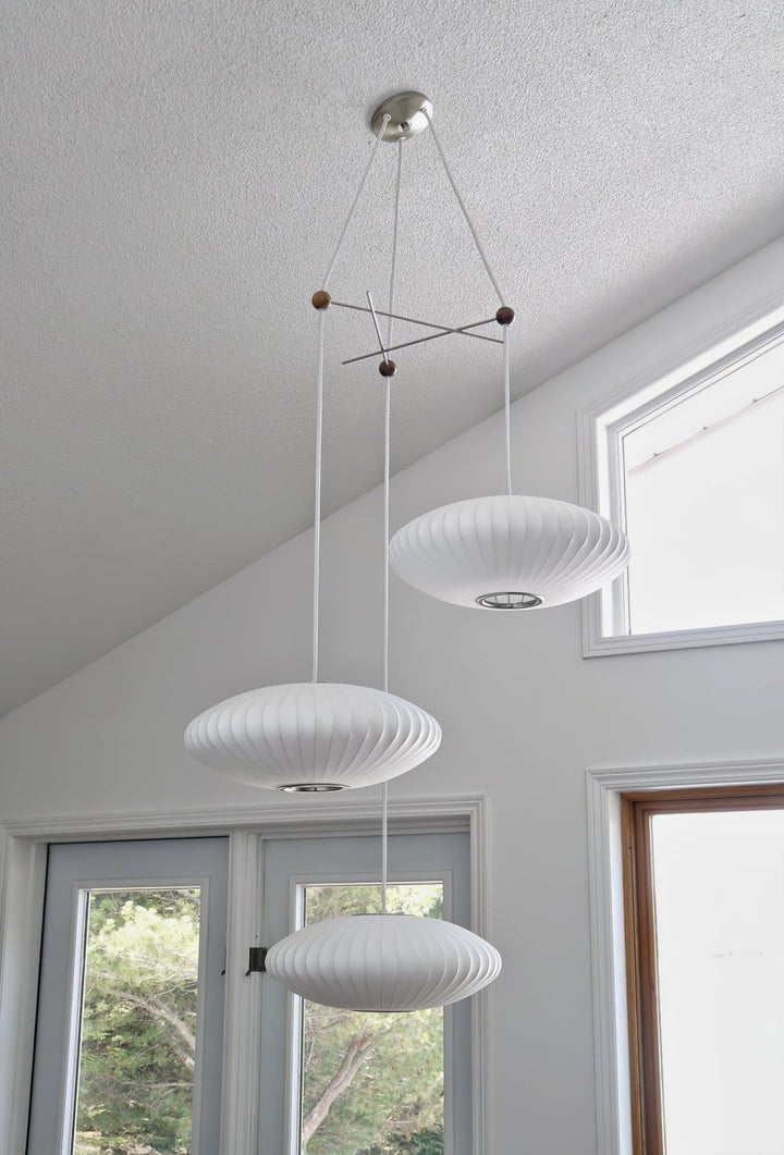 Triple Pear Bubble Pendant Lamp - Vakkerlight