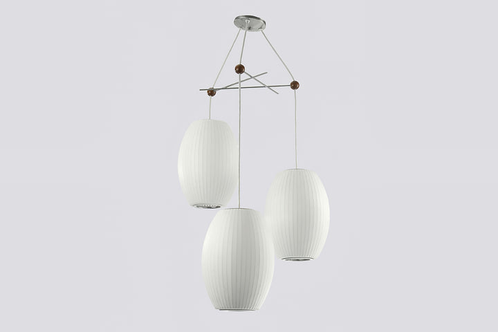 Triple Pear Bubble Pendant Lamp - Vakkerlight