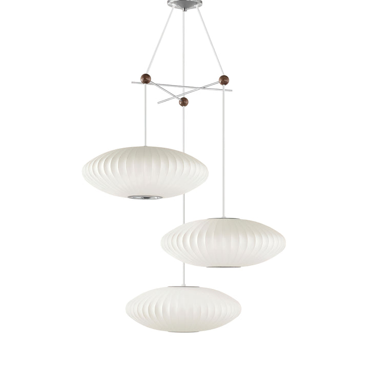 Triple Pear Bubble Pendant Lamp - Vakkerlight