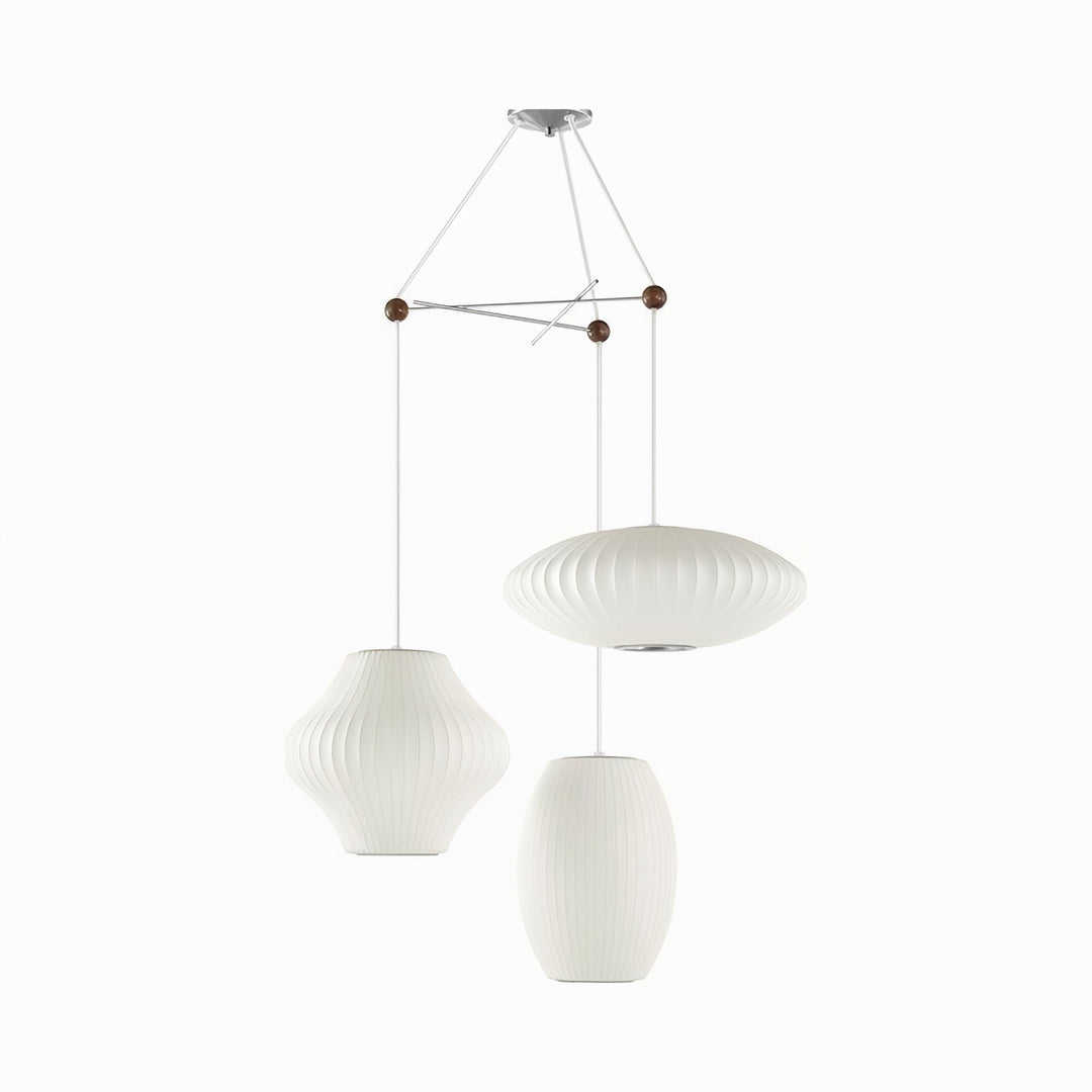 Triple Pear Bubble Pendant Lamp - Vakkerlight