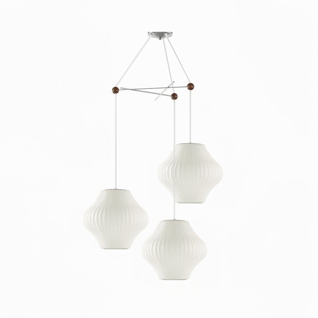 Triple Pear Bubble Pendant Lamp - Vakkerlight