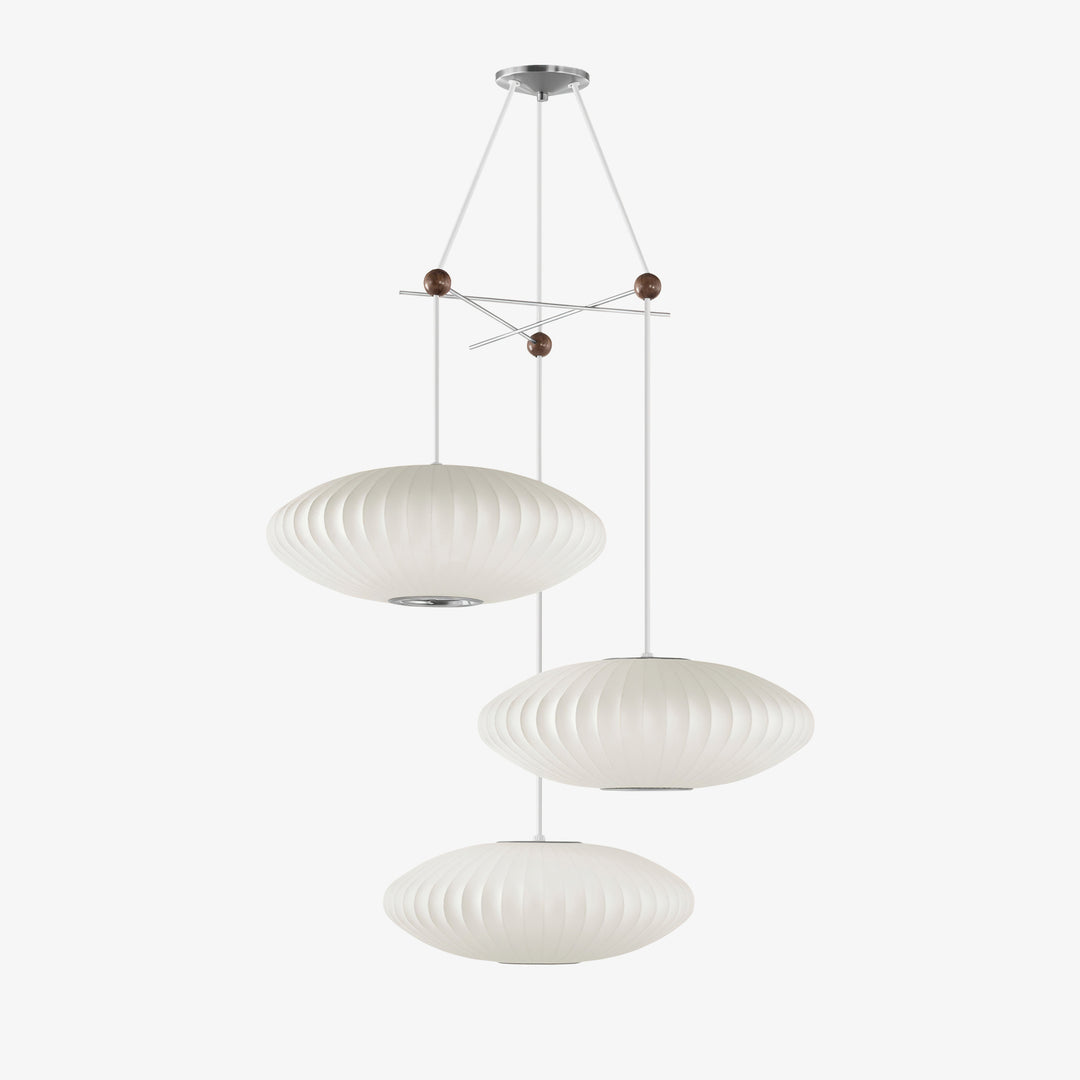 Triple Pear Bubble Pendant Lamp - Vakkerlight