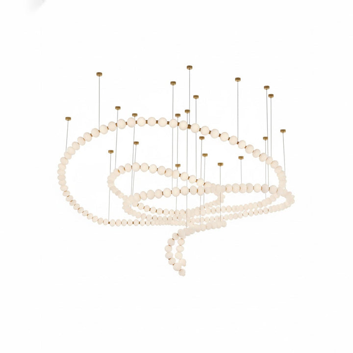 Pearl Necklace Balls Chandelier - Vakkerlight