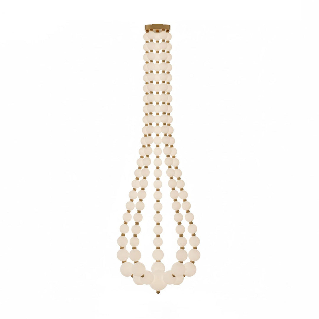 Pearl Necklace Balls Chandelier - Vakkerlight