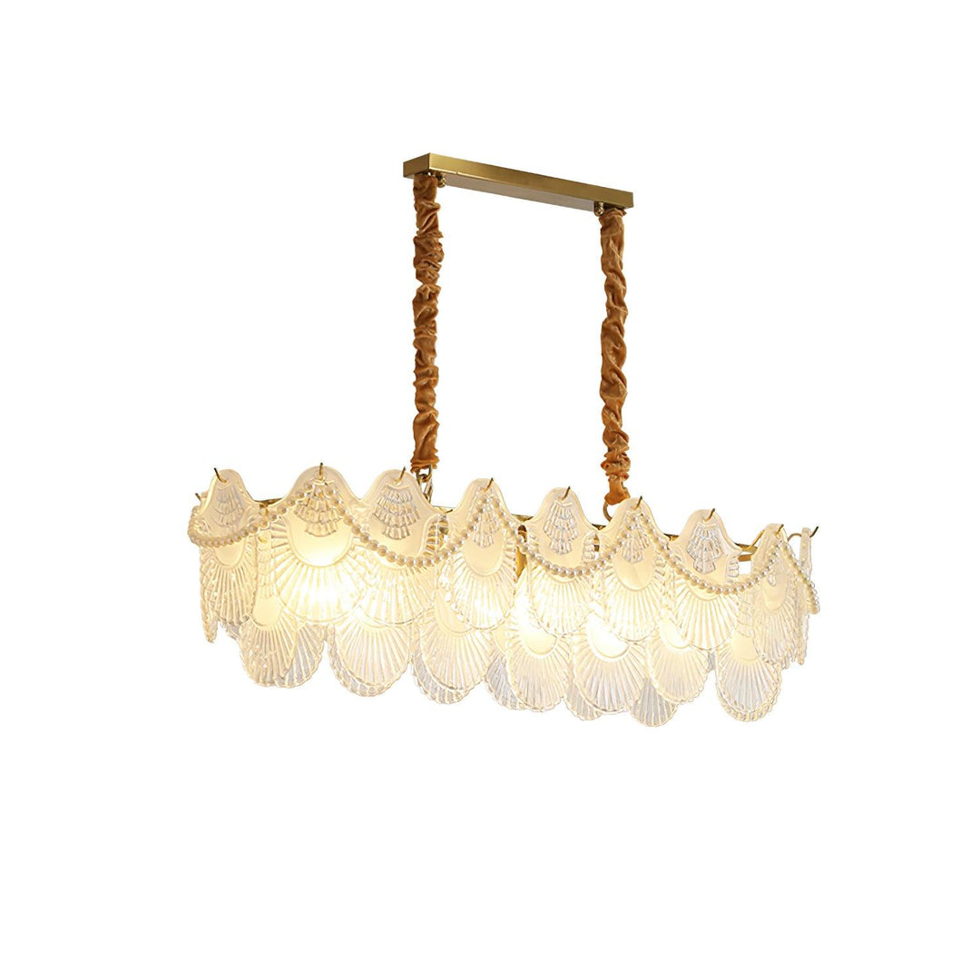 Pearl Glass Shell Chandelier - Vakkerlight