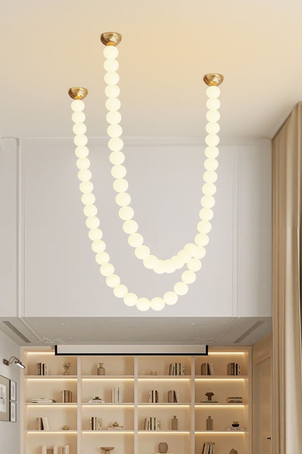 Pearl Necklace Balls Chandelier - Vakkerlight