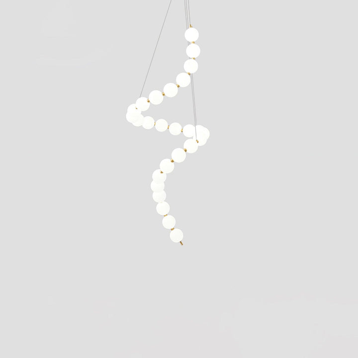 Acrylic Pearl Necklace Chandelier - Vakkerlight