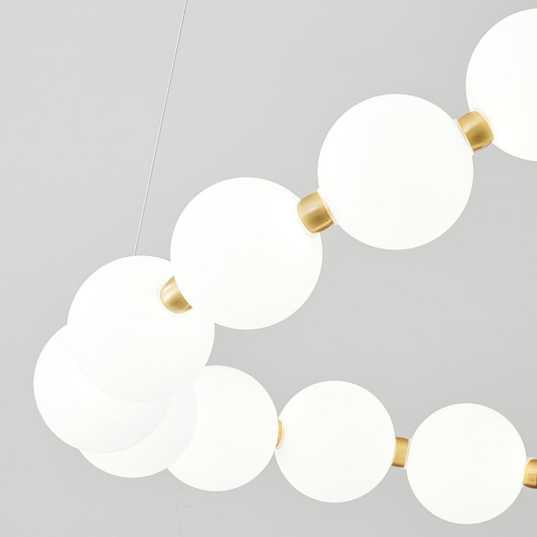 Glass Pearl Necklace Chandelier - Vakkerlight