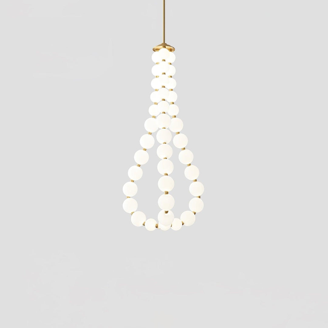 Glass Pearl Necklace Chandelier - Vakkerlight