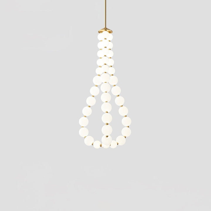 Glass Pearl Necklace Chandelier - Vakkerlight