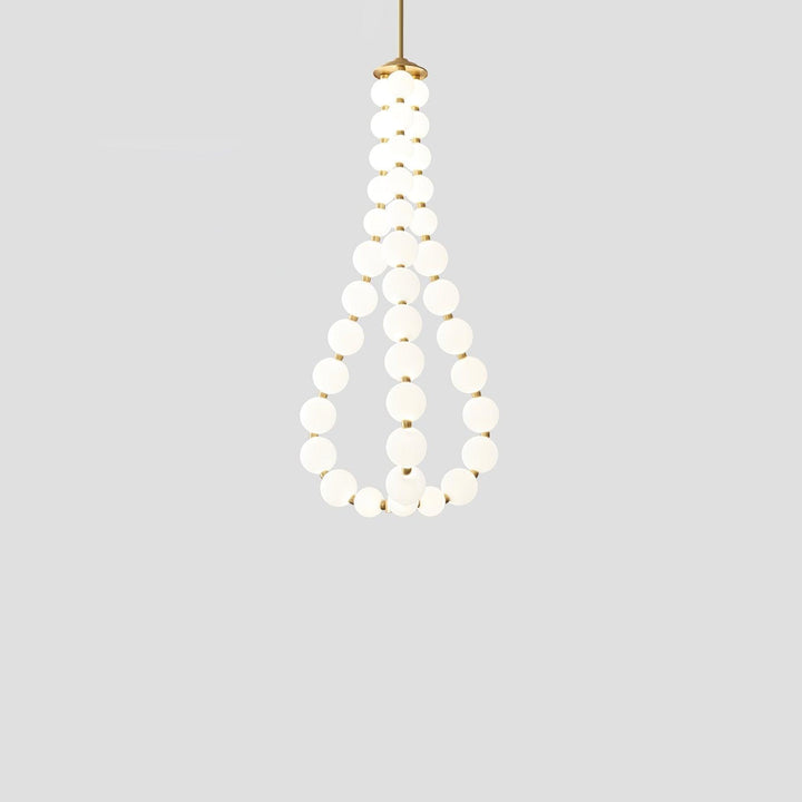 Glass Pearl Necklace Chandelier - Vakkerlight