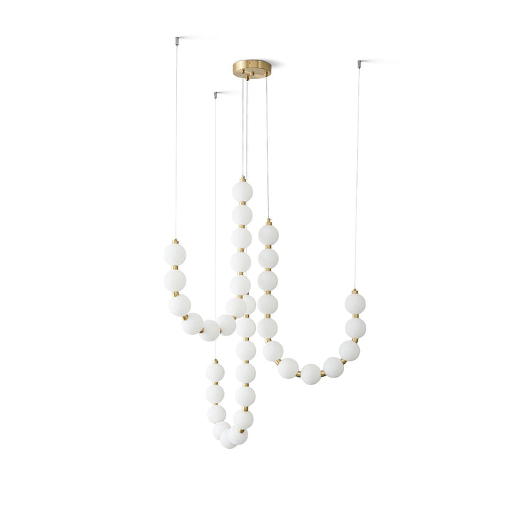 Glass Pearl Necklace Chandelier - Vakkerlight