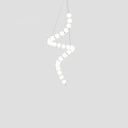 Acrylic Pearl Necklace Chandelier - Vakkerlight