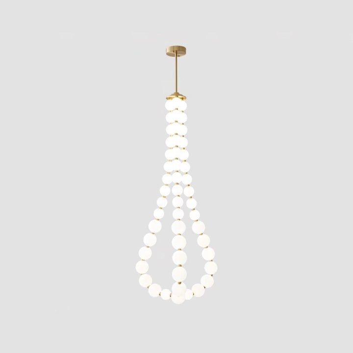 Acrylic Pearl Necklace Chandelier - Vakkerlight