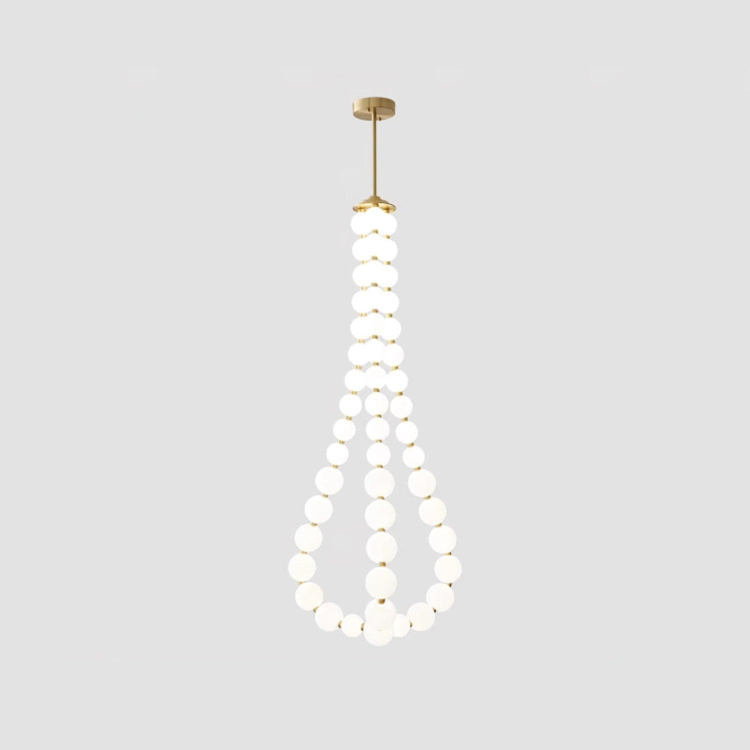 Glass Pearl Necklace Chandelier - Vakkerlight