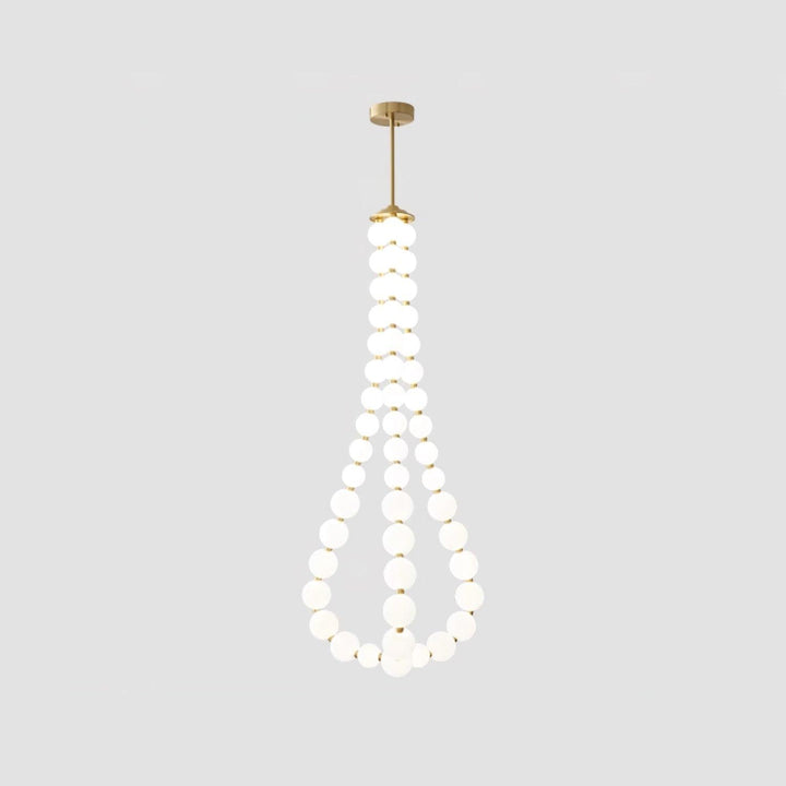 Glass Pearl Necklace Chandelier - Vakkerlight