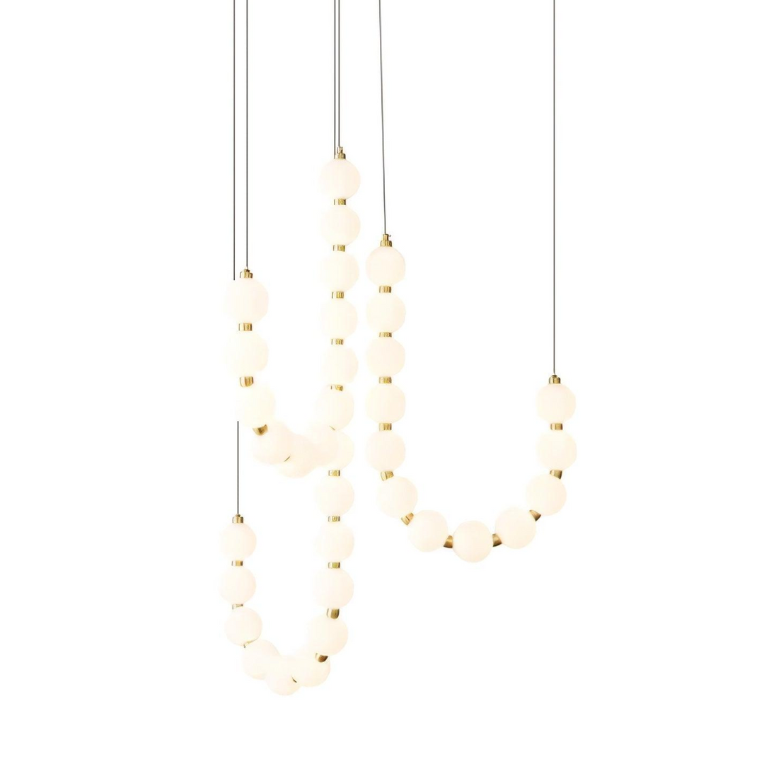 Acrylic Pearl Necklace Chandelier