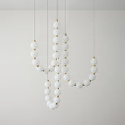 Glass Pearl Necklace Chandelier - Vakkerlight