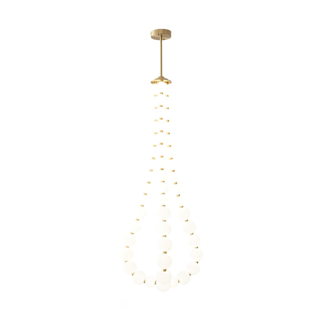 Glass Pearl Necklace Chandelier - Vakkerlight