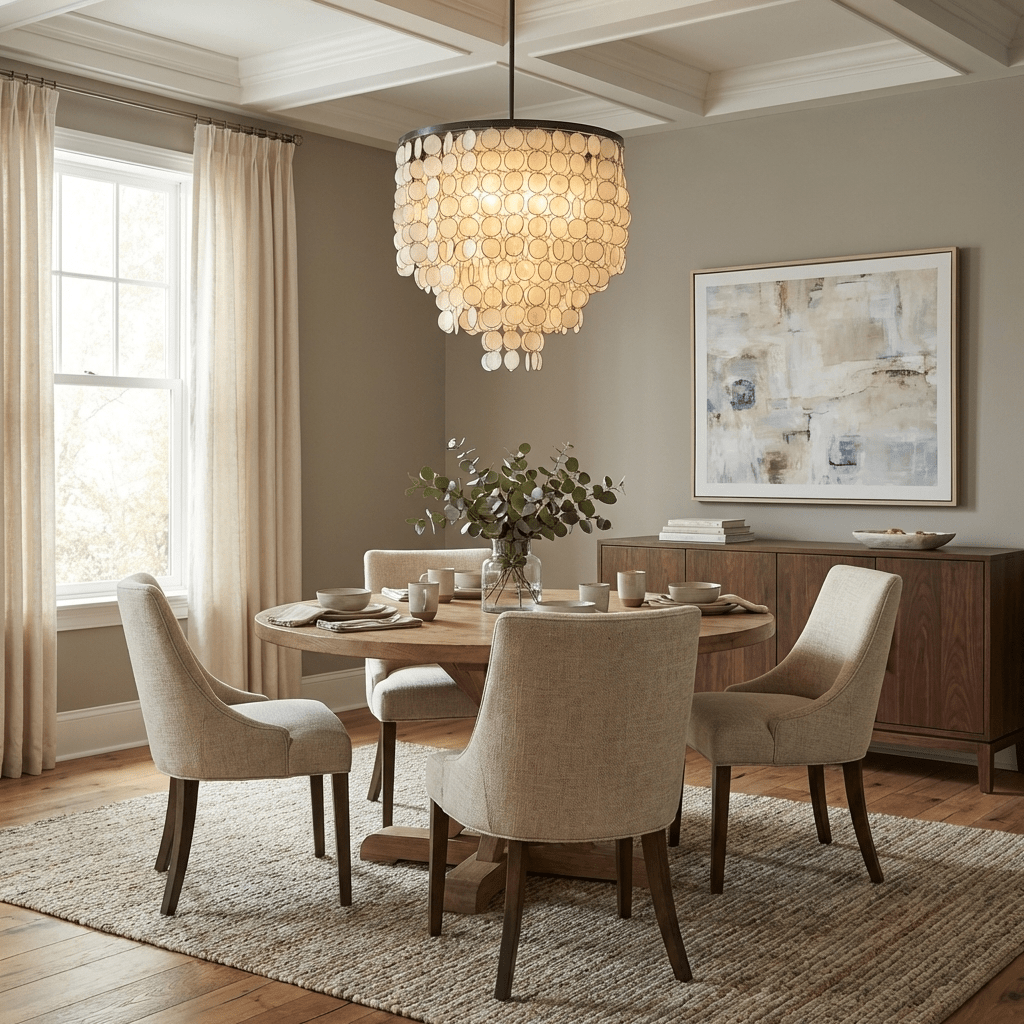 Pearl Shell Chandelier - Vakkerlight