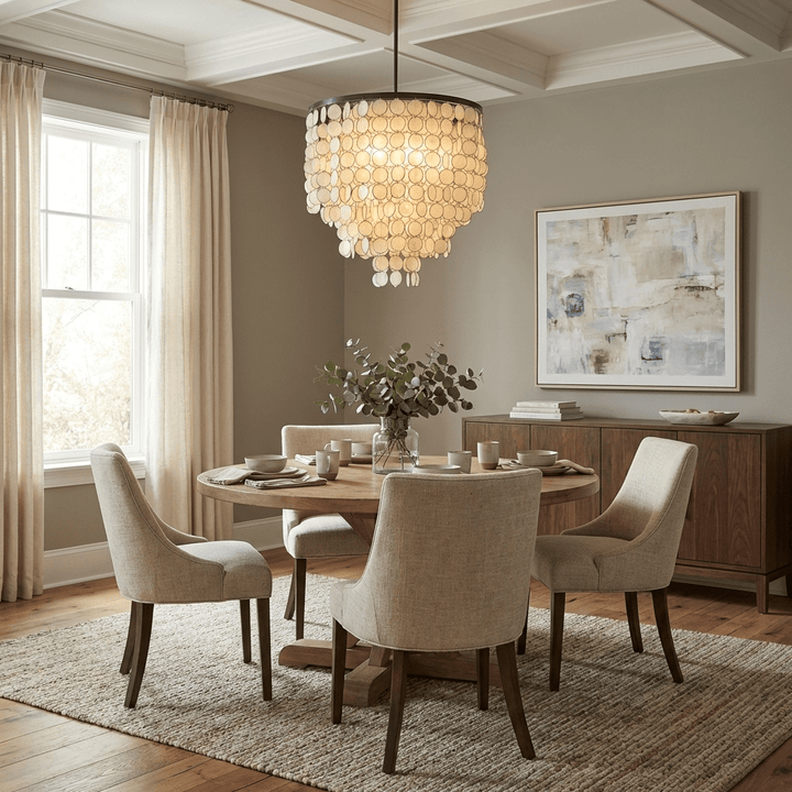 Pearl Shell Chandelier - Vakkerlight