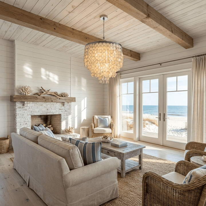 Pearl Shell Chandelier - Vakkerlight