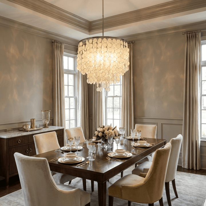 Pearl Shell Chandelier - Vakkerlight