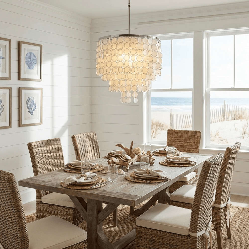 Pearl Shell Chandelier - Vakkerlight